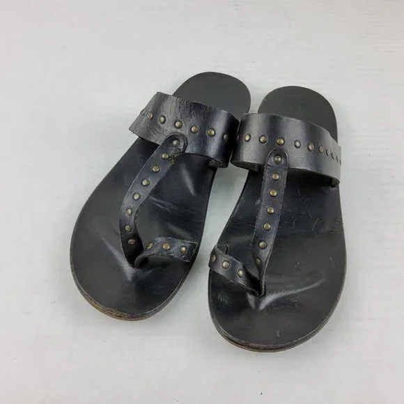 Saks Fifth Avenue Shoes Saks Fifth Avenue Italy Leather Toe - Main Image